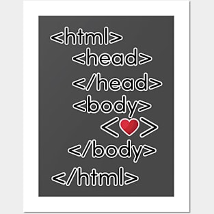 programmer's heart Awesome Design Posters and Art